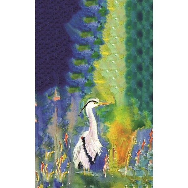 Betsy Drake Betsy Drake KT329 D&Bs Blue Heron Kitchen Towel KT329